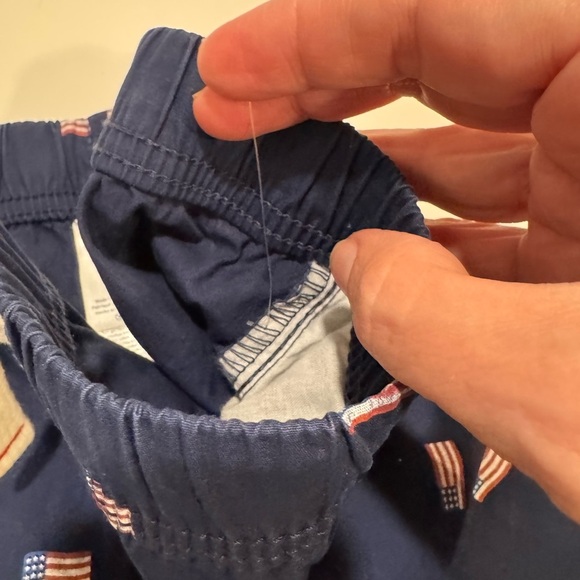 Carter's Boys American Flag Shorts size 8 - Picture 4 of 12